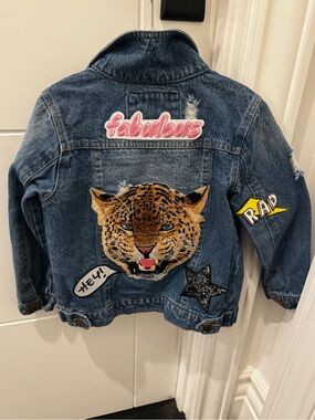 Kids Custom Denim Jacket with Patches